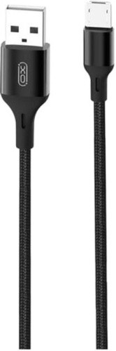 Кабель XO NB143 USB - MicroUSB 2.1A/1m (Чорний)