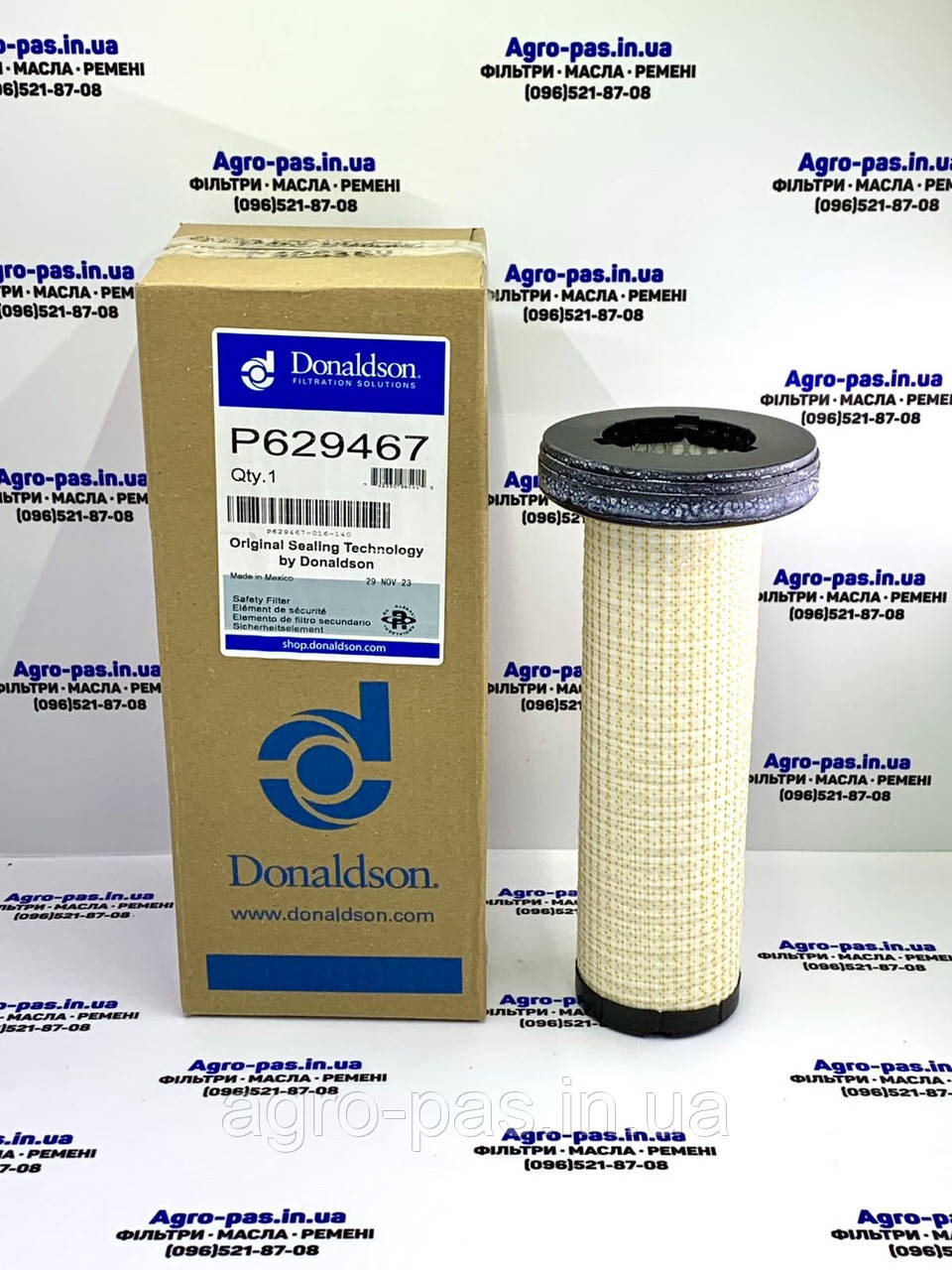 Фільтр повітряний P629467, 6698058, AF26365, SA16685, RS5742, A-88160, 49588 ( Bobcat ), фото 1