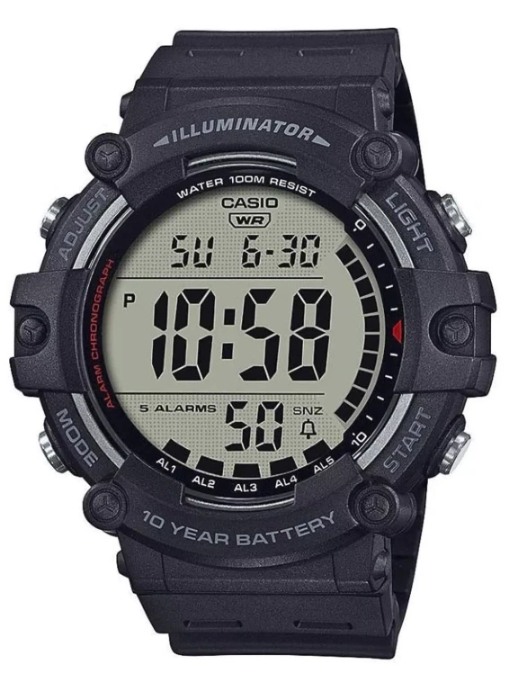 Casio Sport Illuminator AE-1500WH-1A + Чоловічий годинник коробки