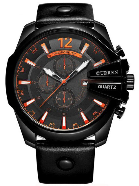 Чоловічий Curren 8176 (ZC025D) + Бокс годинник