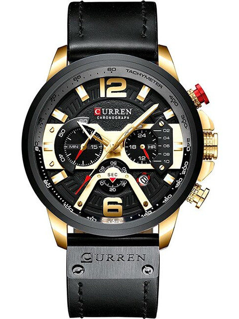 Чоловічий годинник Curren 8329 (ZC027B) - Chronograph + Box