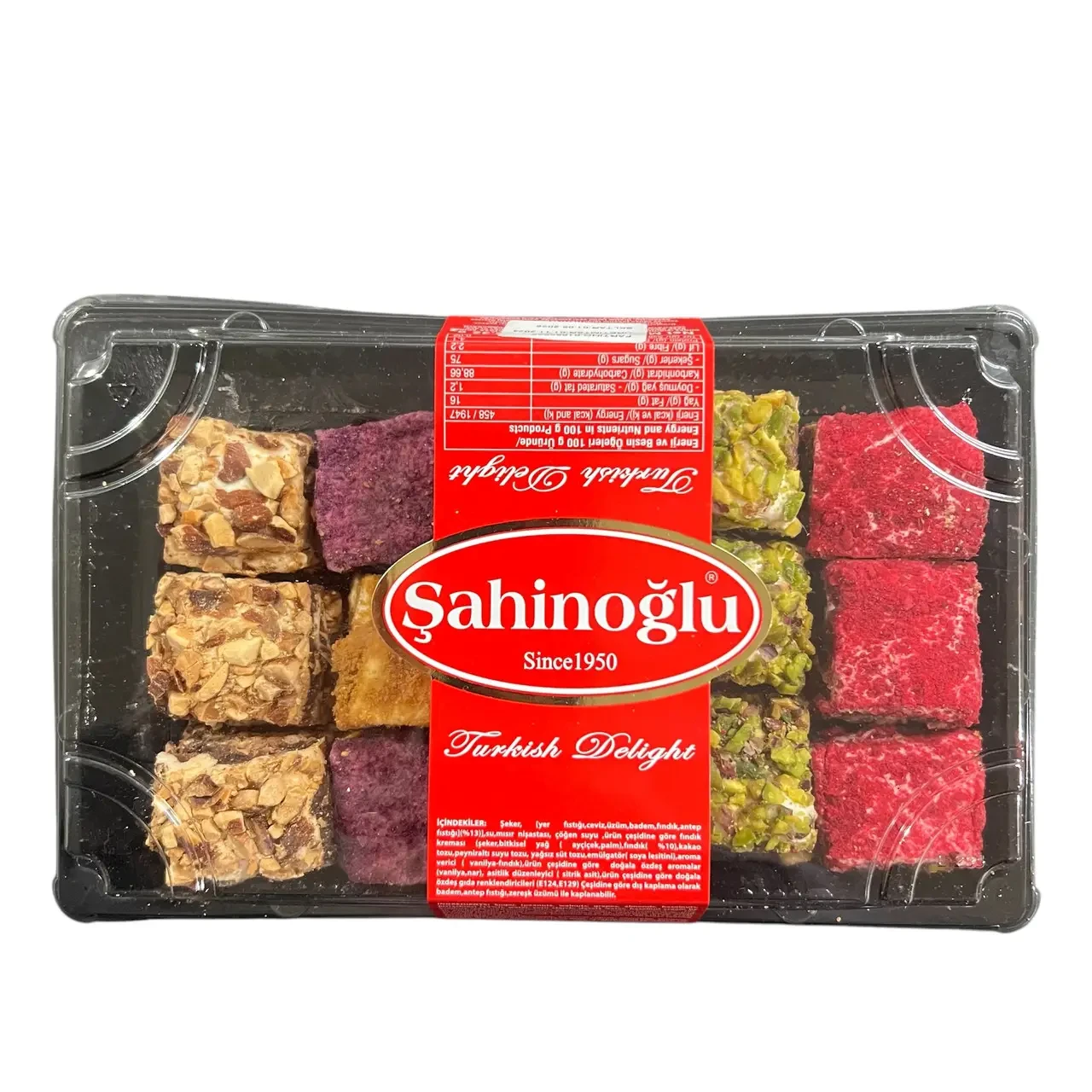 Рахат лукум турецький подарунковий 350 г, Sahinoglu