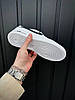 Чоловічі жіночі кросівки Nike Air Force 1 White Black Найк Форси біло-чорні на весну шкіряні весняні, фото 10