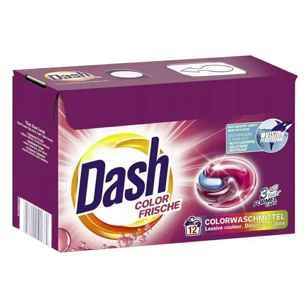 Капсули для прання кольорових речей Dash Color 12 прань 318g