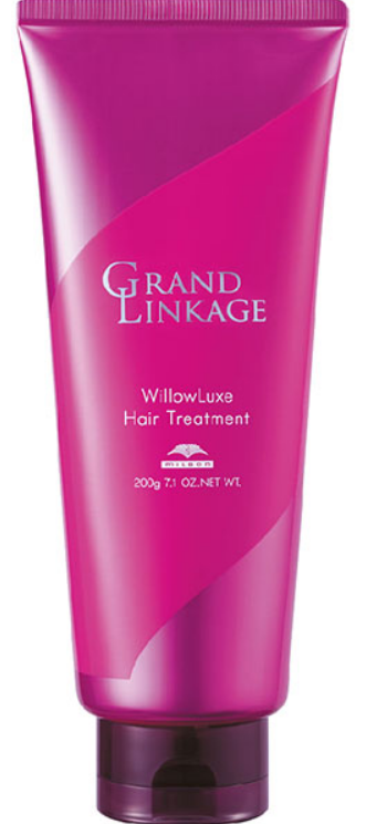 Milbon GRAND LINKAGE Willowluxe hair treatment Відновлююча маска для сухого фарбованого волосся, 200 мл
