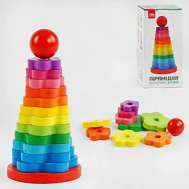 Пірамідка 4FUN Game wood Club 63966