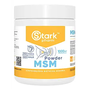 Метилсульфонілметан Stark Pharm MSM 1000 мг 250 г