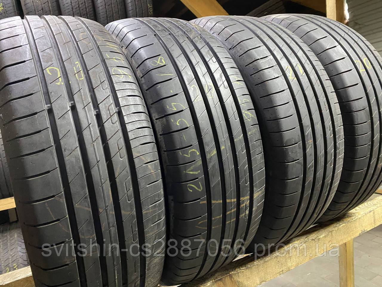 Шини літо 215/55R18 Goodyear EFFICIENT Grip 7мм 4шт