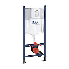 Комплект 4 в 1: Інсталяція GROHE Solido 3 в 1 3884966Q + Унітаз безобідковий Kroner Eifel WHI493436 TORNADO з, фото 4