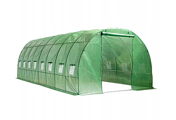 Парник для саду 8х3х2 м 24 м² Helper HPR-0803_F25 теплиця садова для овочів