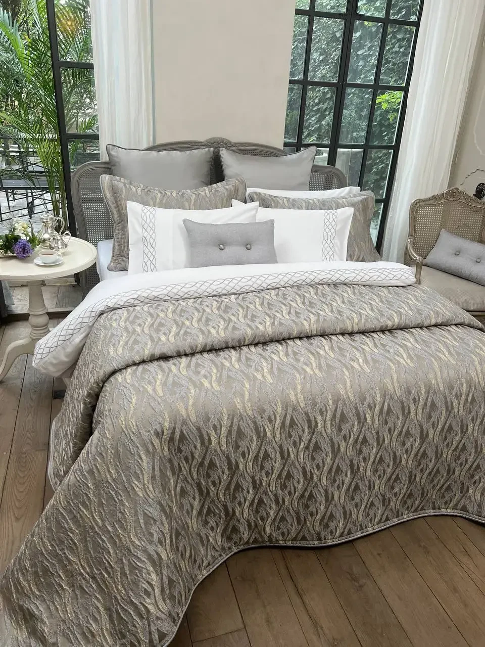 Покривало PEPPER HOME DIANA 260х270 + 2 наволочки 50х70+Декоративна подушка 2шт, фото 1