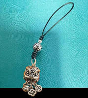 Креативний брелок Модна прикраса мобільного телефону з підвіскою у вигляді міфічної голова лева з бубонцями