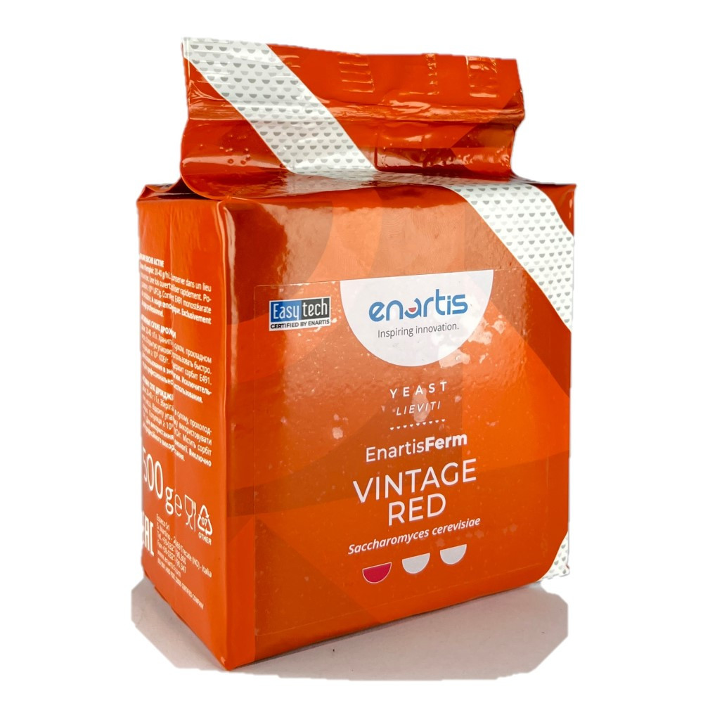 Дріжджі для червоних вин Enartis Ferm VINTAGE RED, 500г (Італія)