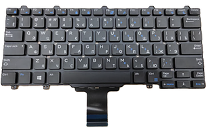 Клавіатура для ноутбука DELL Latitude E5250, E7250 RU чорна нова