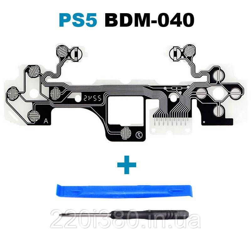 Контактний шлейф для джойстика PS5 DualSense (BDM-040) original + викрутка + лопатка