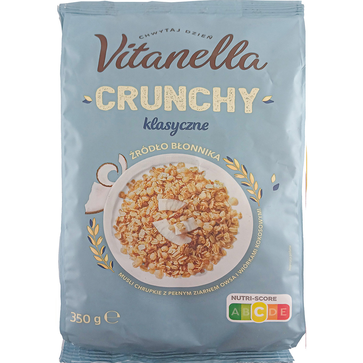 Кранчі (мюслі) Класичні з кокосом Vitanella 350г