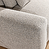 Диван кутовий великий модульний у вітальню MeBelle FLEX 3,2 м сірий бежевий, рогожка, букле, фото 9