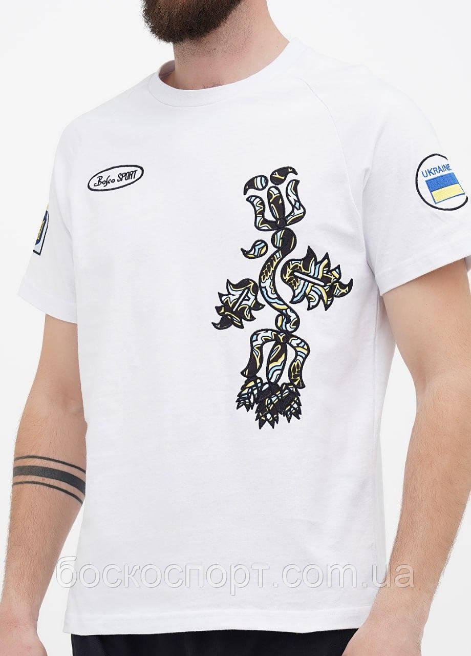 Чоловічі футболки Bosco Sport білі груди 🇺🇦 Італія🇮🇹 S М L XL