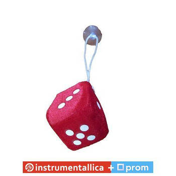 Іграшка Кубик на присоску 6 см червоний