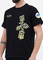 Футболка Bosco Sport чорна груди 🇺🇦 Бавовна Італія🇮🇹 S М L XL