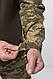 Тактическая рубашка убакс ЗСУ пиксель/ мультикам армейская боевая рубашка Ubacs кофта военным пиксель липучки - фото 4 - id-p1787278017