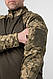 Тактическая рубашка убакс ЗСУ пиксель/ мультикам армейская боевая рубашка Ubacs кофта военным пиксель липучки - фото 6 - id-p1787278017