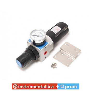 Фільтр-регулятор з індикатором тиску для пневмосистем Profi 1/4 F-EW4000-02 Forsage