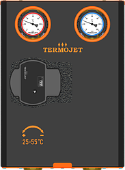 Насосна група в ізоляції 1"ВР з термокраном (20-50 С) без насоса НГ - 49 Termojet