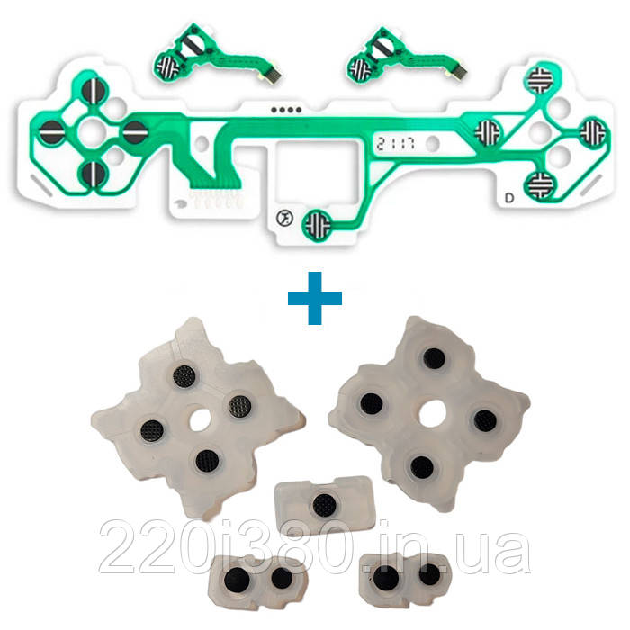 Шлейф + кнопки для джойстика PS5 (BDM-020) Original