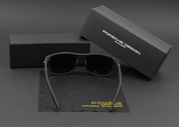 Окуляри чоловічі сонцезахисні Porsche Design поляризаційні (арт. P6556) матова оправа, фото 4