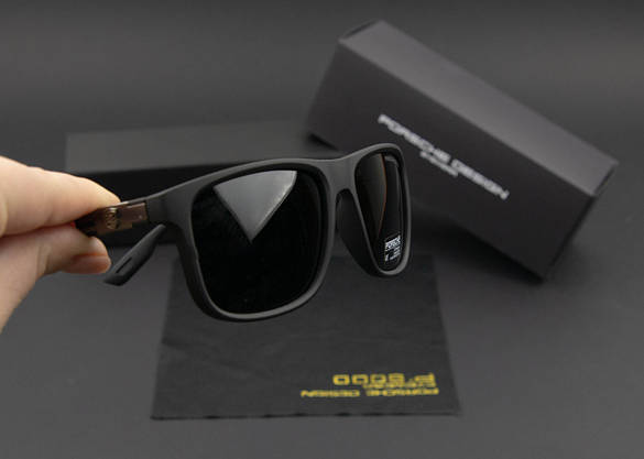 Окуляри чоловічі сонцезахисні Porsche Design поляризаційні (арт. P6556) матова оправа, фото 5