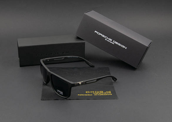 Окуляри чоловічі сонцезахисні Porsche Design поляризаційні (арт. P6556) матова оправа, фото 6