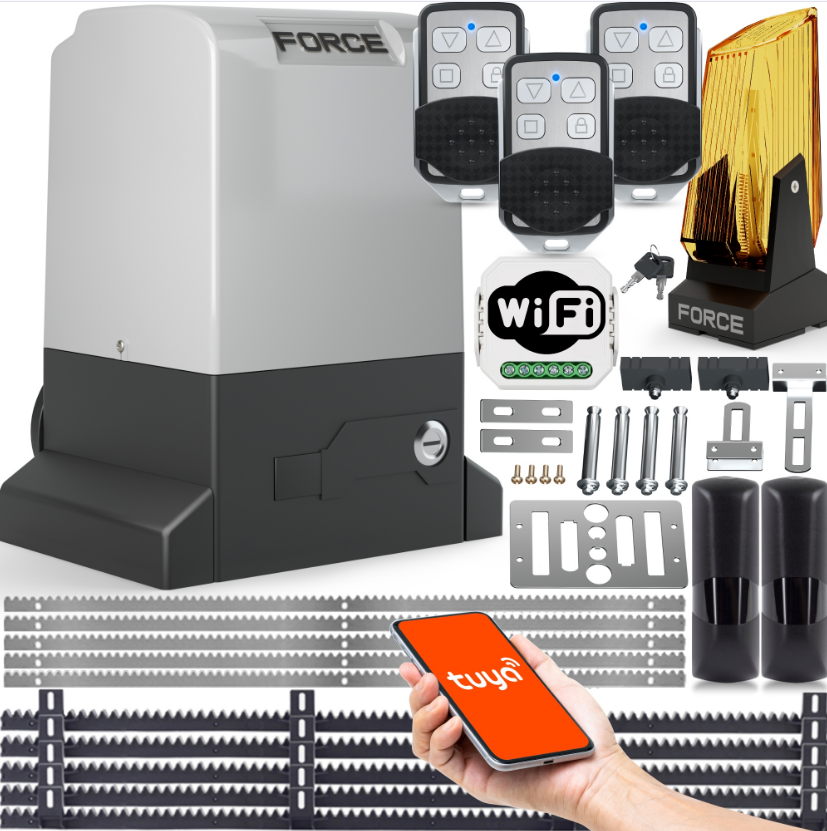 Автоматика для відкатних воріт 20м 1200кг Wi-Fi Force (Польща)