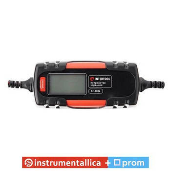 Пристрій зарядний 6, 12 В 1/4.5 А для акумуляторів 1.2-120 А·год AT-3026 Intertool