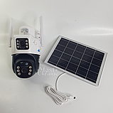 4G камера відеоспостереження з сонячною панеллю 1080p, зовнішня поворотна IP-камера, 4G-360G, фото 5