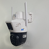 4G камера відеоспостереження з сонячною панеллю 1080p, зовнішня поворотна IP-камера, 4G-360G, фото 9