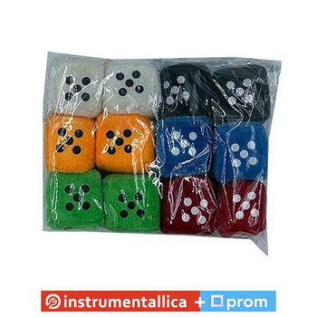 Іграшка Кубик на присоску 4,5 см комплект 24 штуки ціна за 1 фут