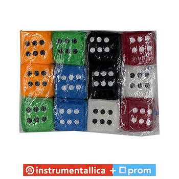 Іграшка Кубик на присоску 6 см комплект 12 штук ціна за 1 фут