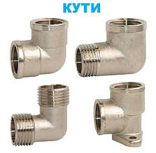 Кути латунні нікельовані Gross SF