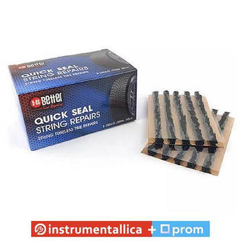 Шнур чорний d6x100 мм HI BETTER 5 шт./пластина ціна за 1 шнур