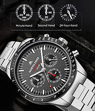 Чоловічій вологостійкій тактичний годинник North Edge Long Wings 5 Bar, фото 2