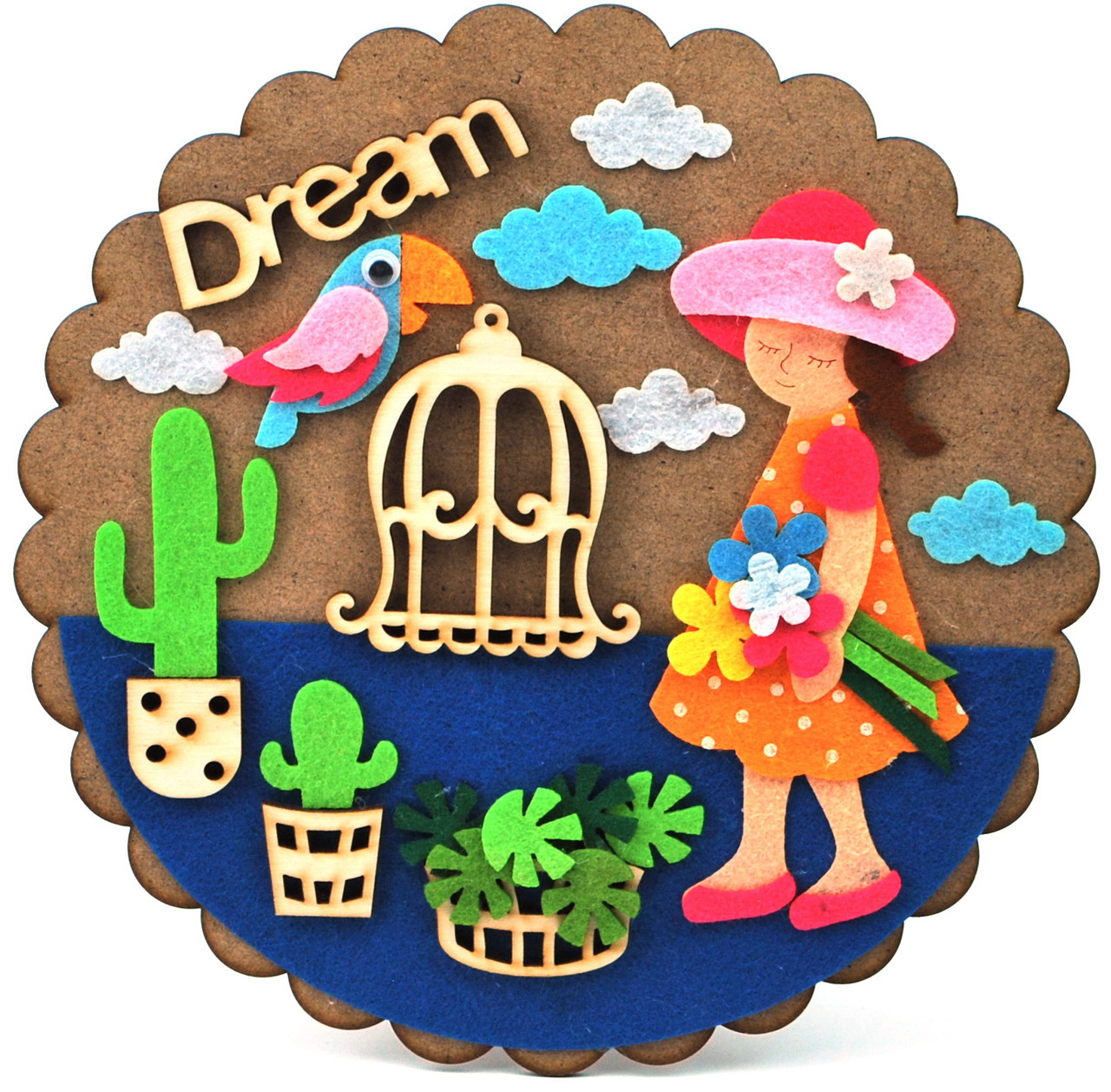 Виріб аплікація із фетру Dream, фото 1