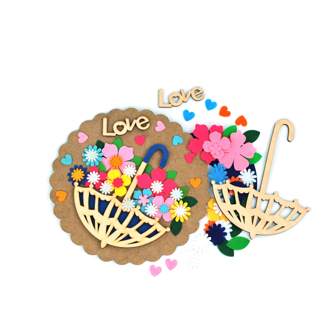 Виріб аплікація із фетру Love, фото 1