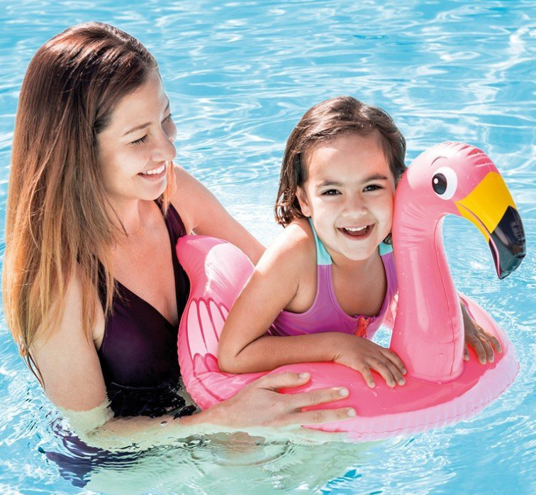 Дитяче надувне коло Intex 59220 Фламінго, 76 х 55 см, фото 1