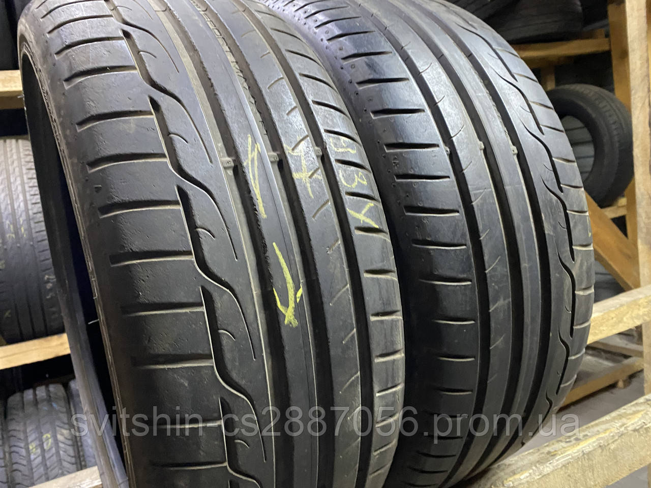 Літні шини 225/40R19 DUNLOP Sport Maxx RT 2шт протектор 6,5мм