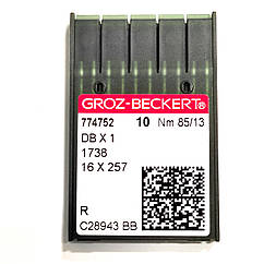 Голки для промислових швейних машин Groz-Beckert DBx1, R, №85/13 (7124)