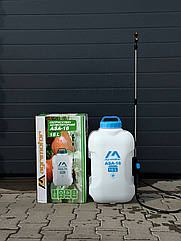 Ранцевий акумуляторний обприскувач AGRIMOTOR ASA-12 (12 літрів) 12В/8Ач