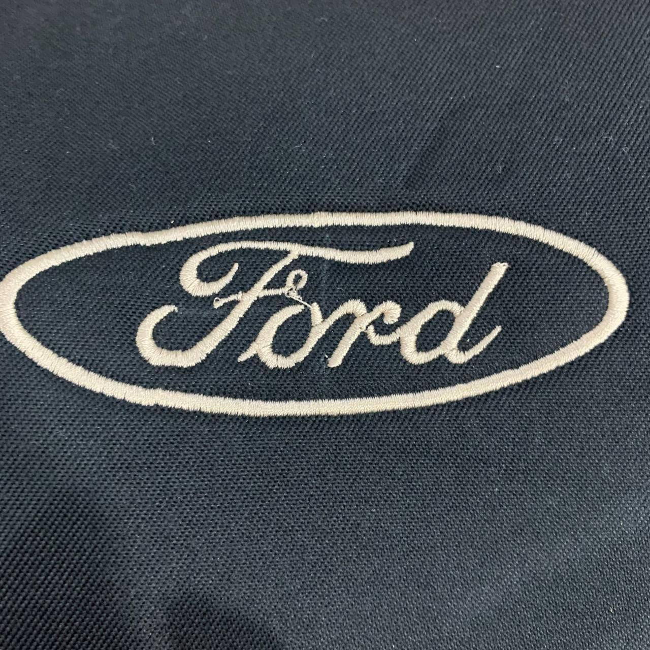 Чохли на сидіння Форд Фьюжен (Ford Fusion) тканинні авточохли з логотипом - в наявності