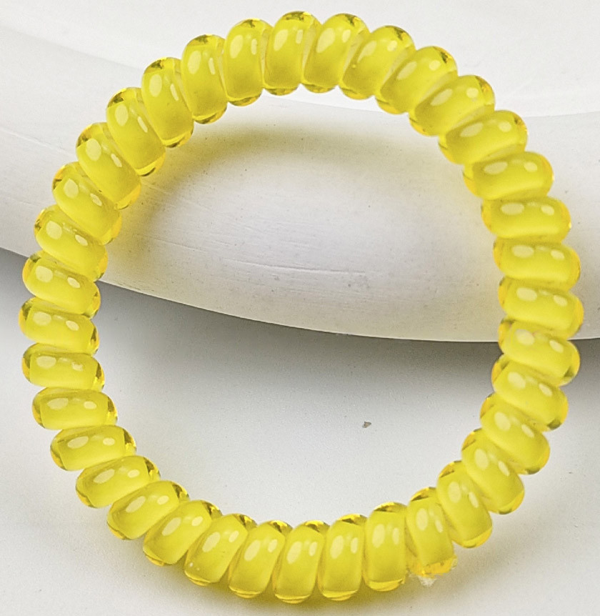 Гумка-браслет для волосся Fashion AVADONA жовтий