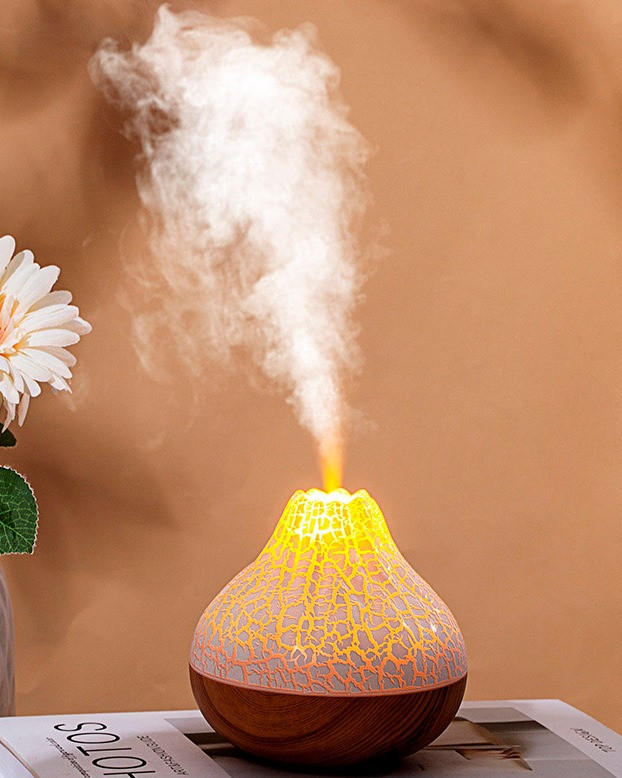 Зволожувач повітря MADORU Вулкан Чорний